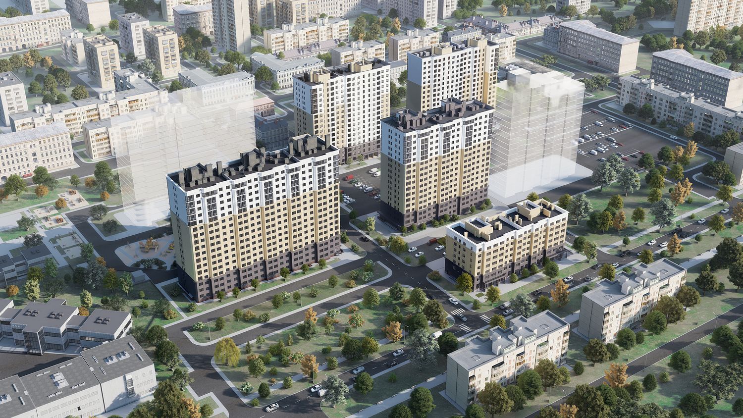 ЖК Город времени жилой комплекс визуализация