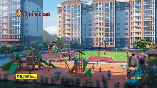 ЖК Суздальский детская и спортивная площадки